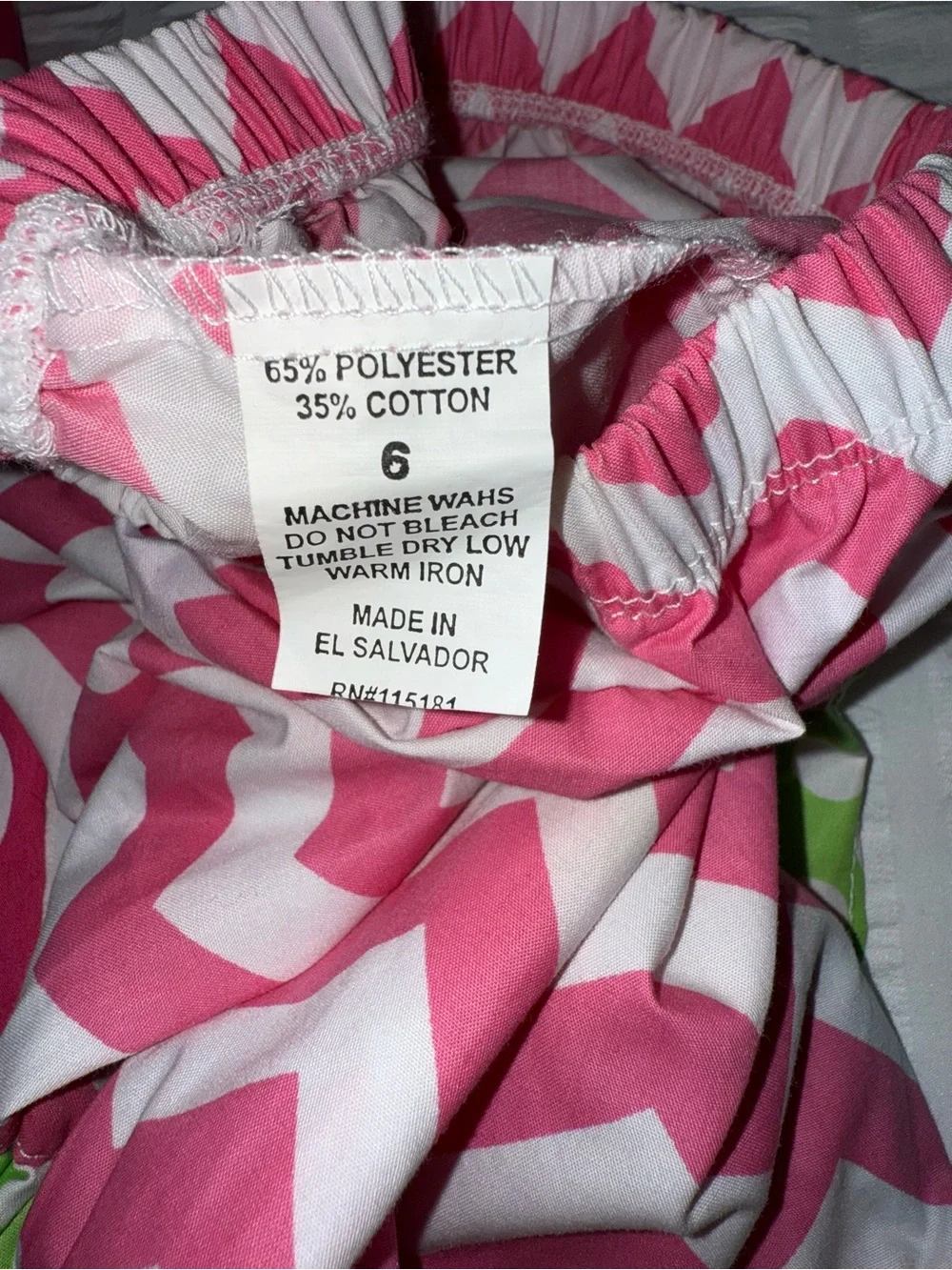 Max & Lulu Girls Pink Polka Dot & Chevron Ruffle Pants 2 Pair Size 6 - Picture 5 of 7